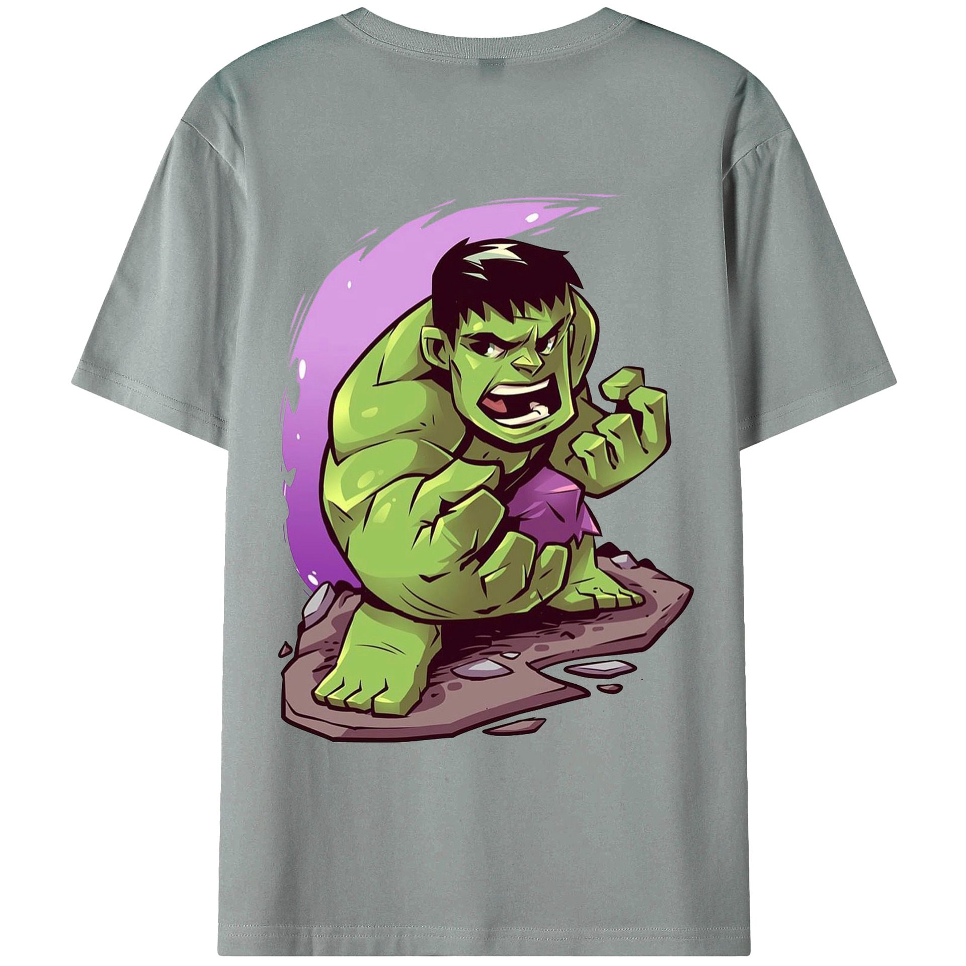 （画像用） アベンジャーズ The Avengers 綿100％ メンズ半袖Tシャツ（バックプリント） 通気性